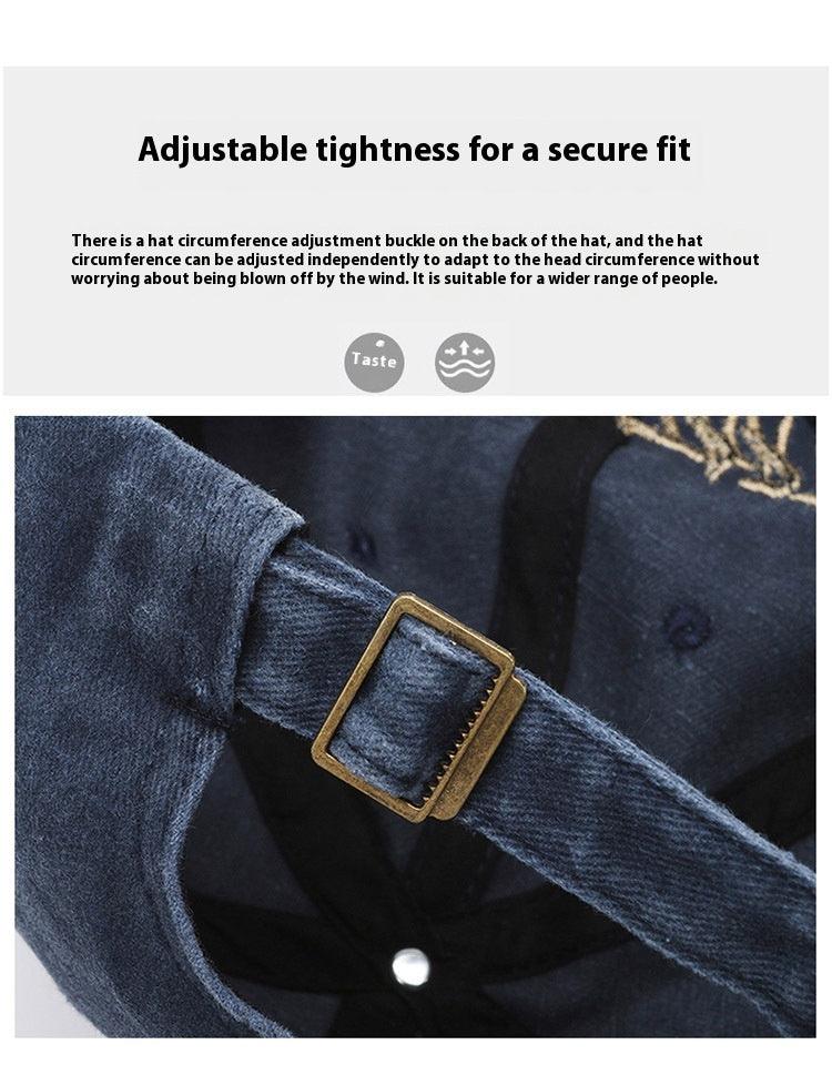 Distressed Baseball Cap – Embroidered Cotton - MRC STOREAccessoriesMy StoreFaded Washed Distressed Baseball Cap –Unisex Cap Embroidered Letters, Adjustable Cotton Cap for All Seasons - MRC STOREMRC STORECJBQ210560902BYPurplish BlueFree Size Adjustable