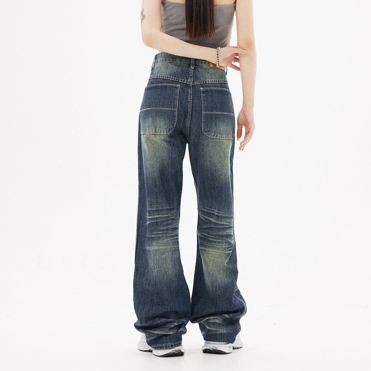 Distressed High Street Fashion Jeans – Trendy American Style for Teenagers - MRC STORE