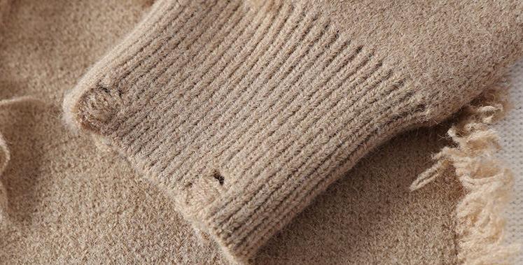 Distressed Knit Patchwork Pullover Sweater – A Bold Statement for Winter Style - MRC STORESweaters & HoodiesMy StoreDistressed Knit Patchwork Pullover Sweater – A Bold Statement for Winter Style - MRC STOREMRC STORECJYD223445919SHKhaki165cm