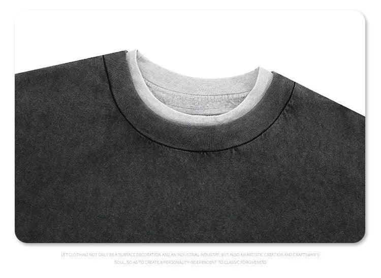 Distressed Retro Patchwork Vintage T-Shirt - MRC STORETopMy StoreDistressed Retro Patchwork Vintage T-Shirt - MRC STOREMRC STORECJYH206181602BYBlackL