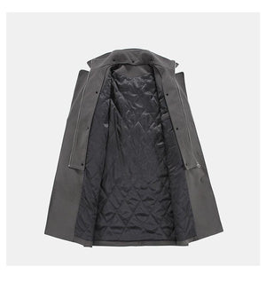 Double Breasted Men's Over the Knee Trench Coat - MRC STOREJacketsMy StoreDouble Breasted Men's Over the Knee Trench Coat – High Grade Elegance - MRC STOREMRC STORECJYD219827302BYGrayL