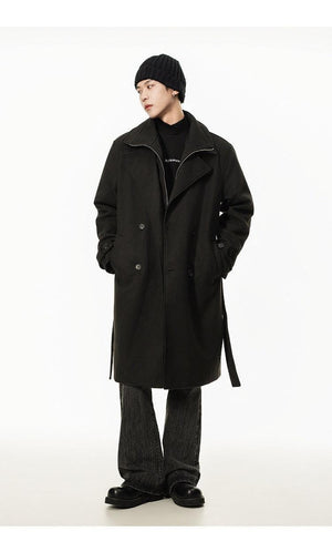 Double Breasted Men's Over the Knee Trench Coat - MRC STOREJacketsMy StoreDouble Breasted Men's Over the Knee Trench Coat – High Grade Elegance - MRC STOREMRC STORECJYD219827307GTBlackL