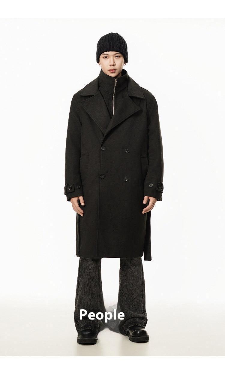 Double Breasted Men's Over the Knee Trench Coat - MRC STOREJacketsMy StoreDouble Breasted Men's Over the Knee Trench Coat – High Grade Elegance - MRC STOREMRC STORECJYD219827307GTBlackL