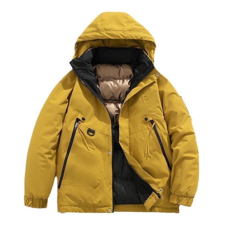 Fashion Hooded Couple Jacket Warm Coat - MRC STORE