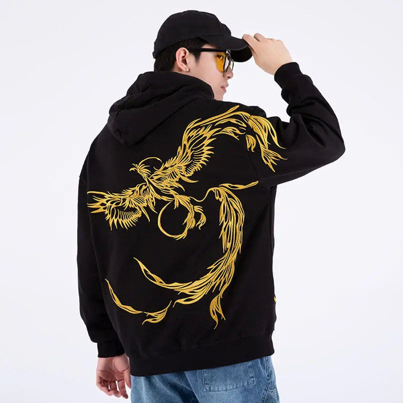 Niepce Inc Japanese Streetwear Embroidered Hoodie My Store 