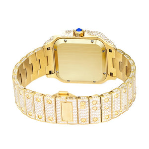 Men’s Moissanite Watch - Stainless Steel Clarity My Store 