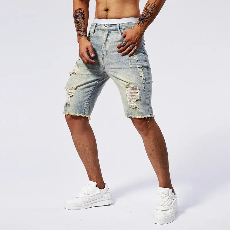 Slim Fit Denim jean Shorts My Store 