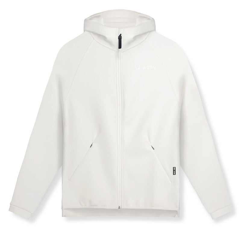 Loose Fit Cotton Hoodie with Zipper and Hood – Available in White, Gray, and Black My Store  26.06