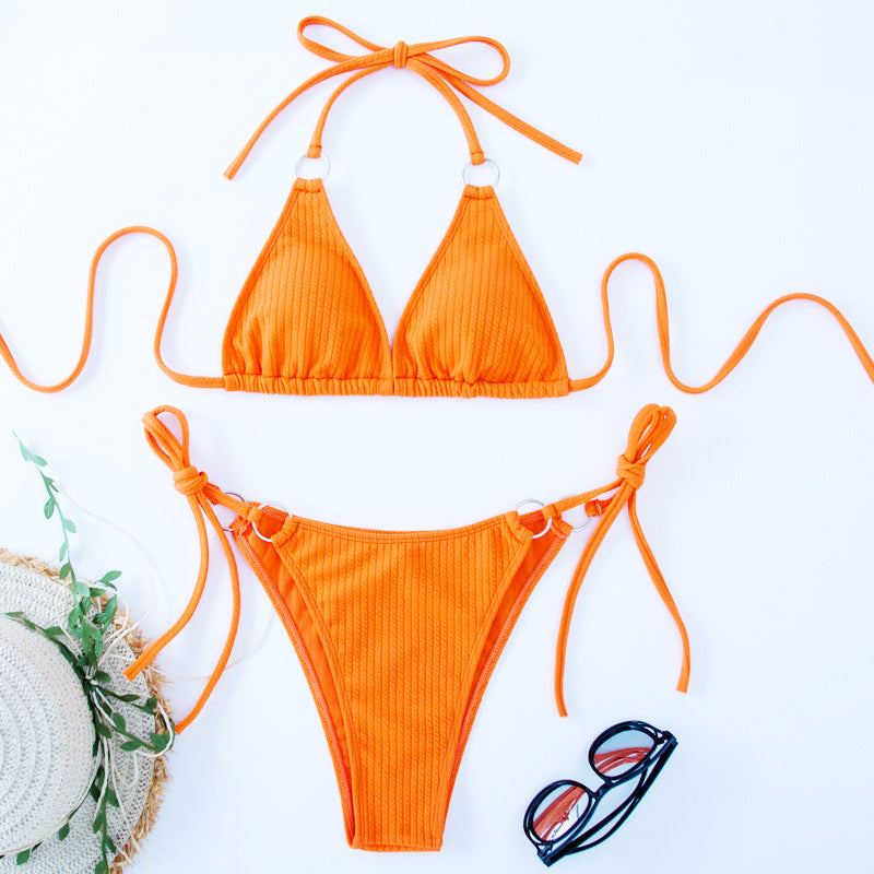Women’s Bikini Set - Side Tie Thong Swimsuit My Store  25.92
