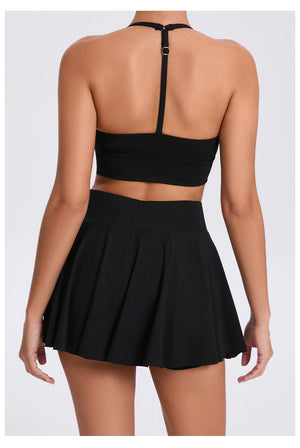Women’s Tennis Suit - Breathable Bra Skirt Set My Store 