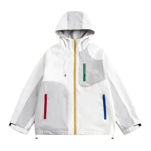 Outdoor Sports Contrast Color Hooded Zipper Jacket My Store  48.15