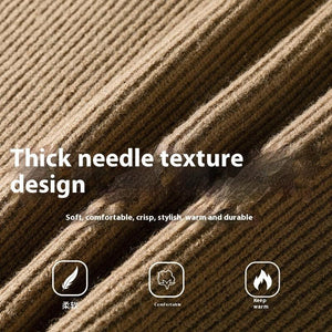 Thick Needle Heavy Texture Cardigan Sweater – Street Fashion for Autumn and Winter My Store 