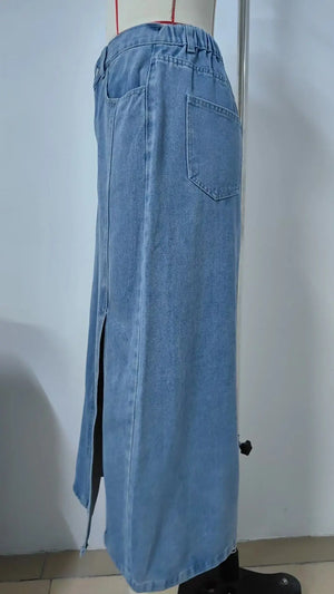 Summer Denim Skirt My Store 