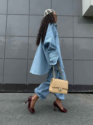 Elegant High - Waist Full - Length Denim Wide - Leg Pants - MRC STOREsetMRC STOREElegant High - Waist Full - Length Denim Wide - Leg PantsMRC STORECJTZ245118805EVBlue2XL