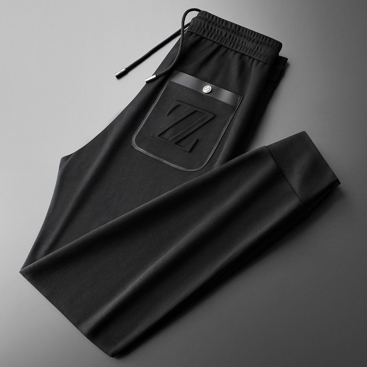 Embroidered Sports Style Casual Pants with ZZ Letters - MRC STOREbottomsMy StoreEmbroidered Sports Style Casual Pants with ZZ Letters - MRC STOREMRC STORECJXX213054804DWBlack2XL