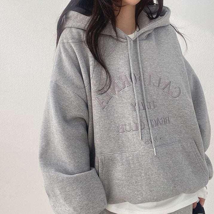 Casual Lettered Hoodie - MRC STORE