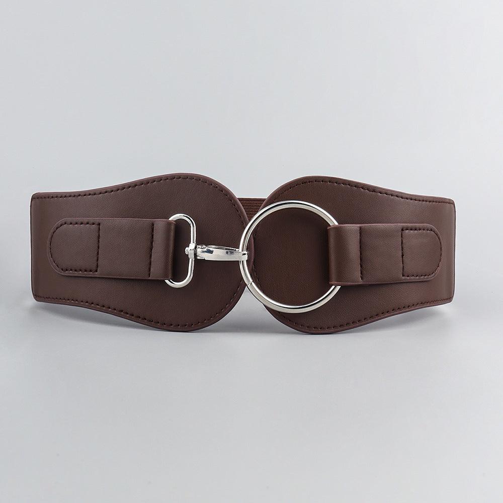 Simple Sweet Cool PU Leather Decoration Wide Belt – Stylish Business Accessory My Store  18.89