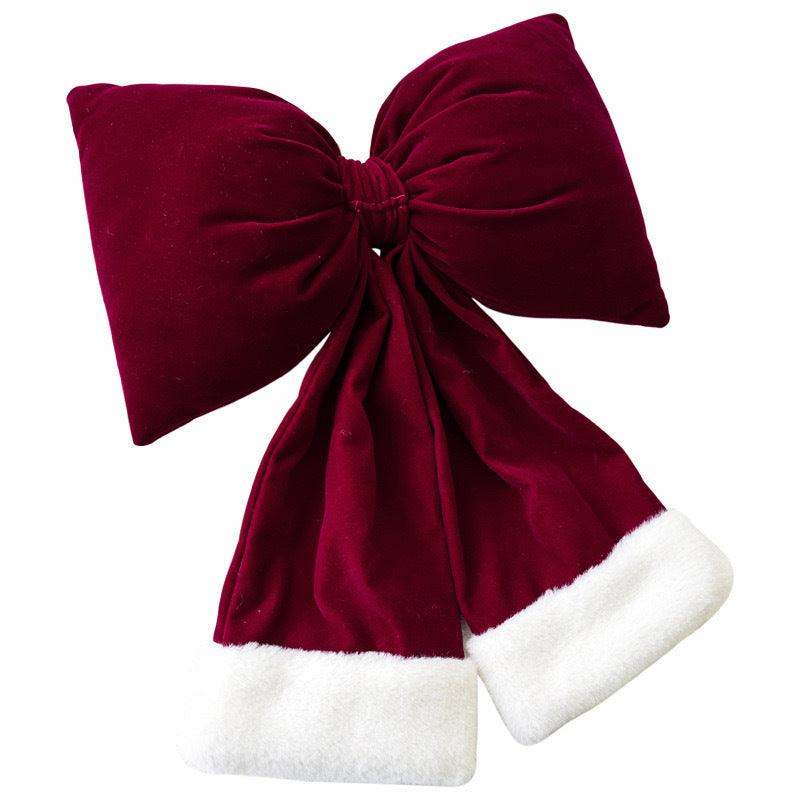 Christmas Large Lint Bowknot 3D Decorations – Perfect for Festive Decor My Store 