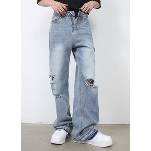 Men’s Ripped Jeans - Retro High Street Blue My Store 
