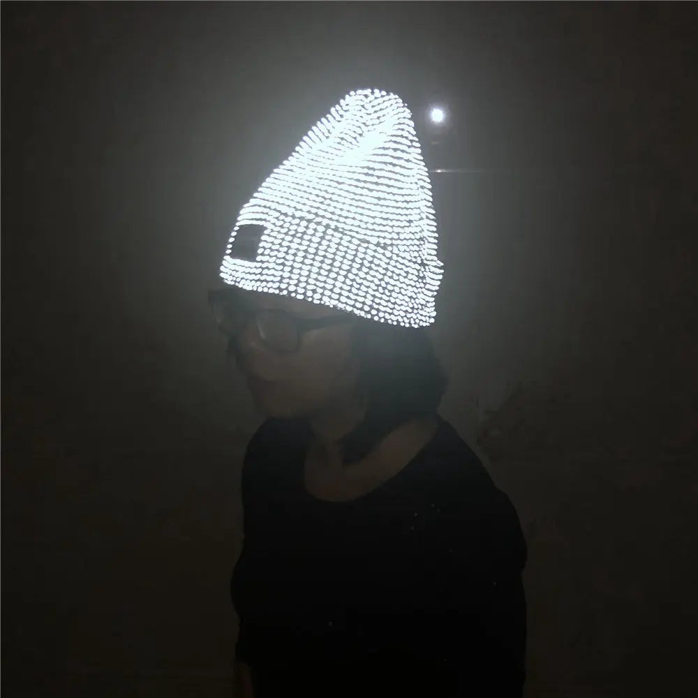 Reflective Beanie Hat My Store 