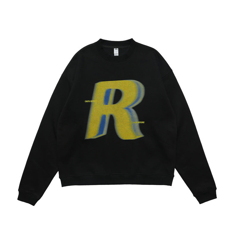 Loose Trendy Round Neck Long Sleeve Sweater MRC STORE  60.00