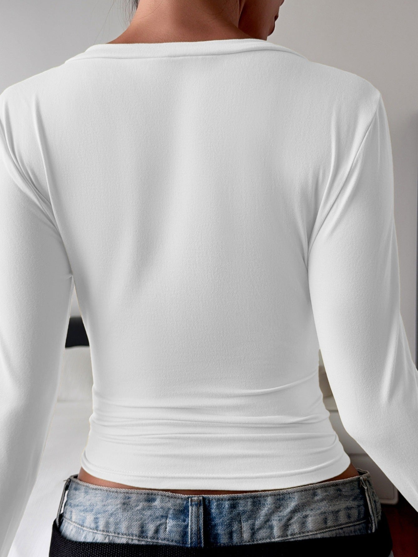 Women’s Slim Top - Elegant Long Sleeve Style MRC Store 