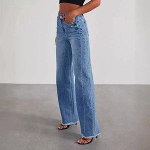 Loose Wide leg Denim Jeans - MRC STORE