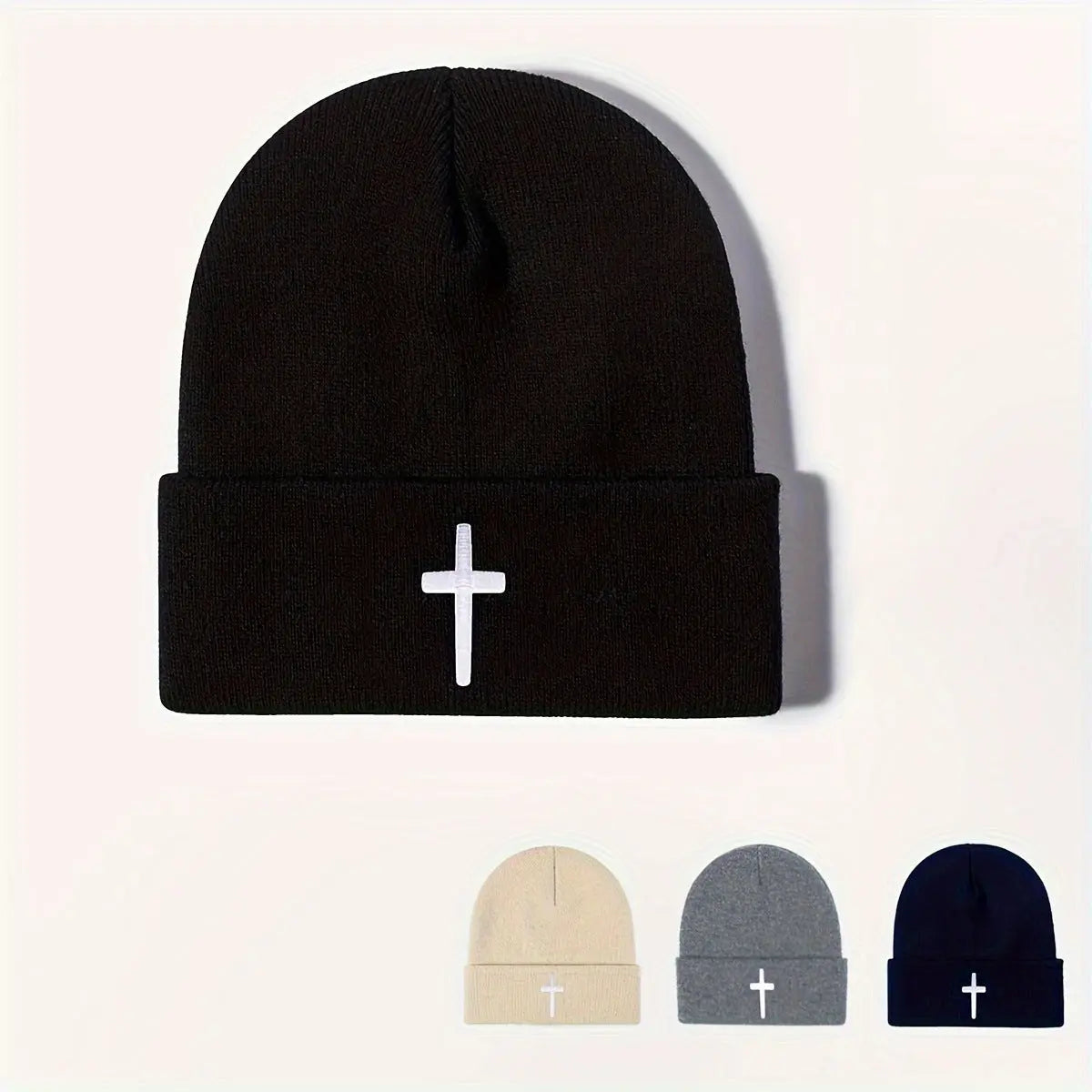 Embroidered Knit Cap My Store 