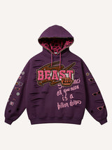 Retro Graphic Printed Hoodie MRC STORE 