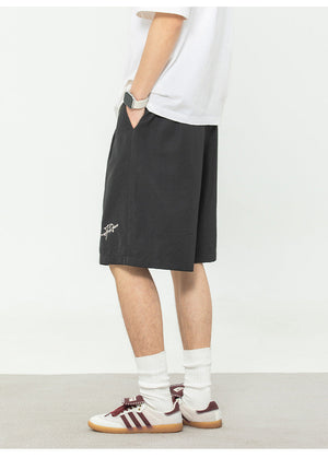 Men’s Casual Shorts - Textured Pleated Loose My Store 