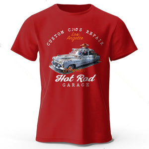 Unisex Car Club T-Shirt - Patch Print Casual My Store  22.24
