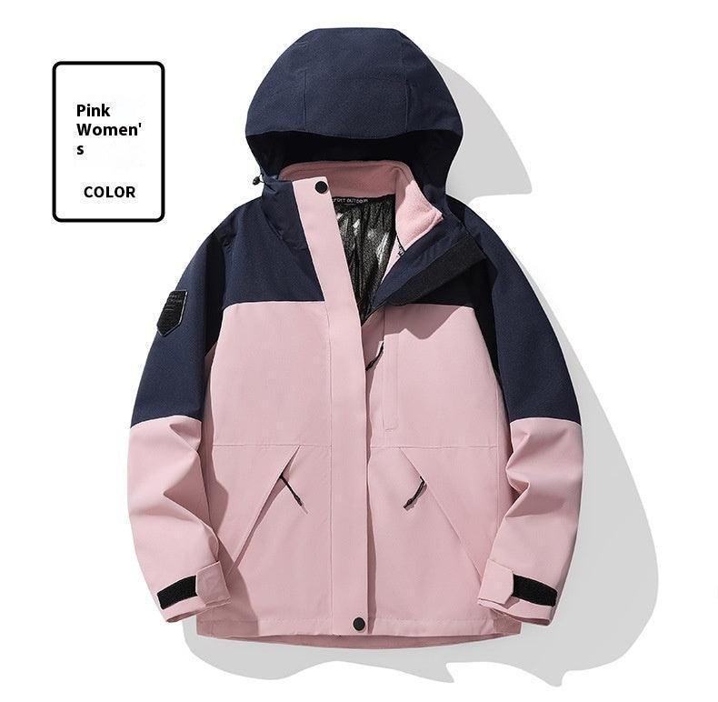 Fall Winter Waterproof Two - piece Coat Set - MRC STORETopMRC STOREFall Winter Waterproof Two - piece Coat Set - MRC STOREMRC STORECJYD213161030DWFemale Pink3XL