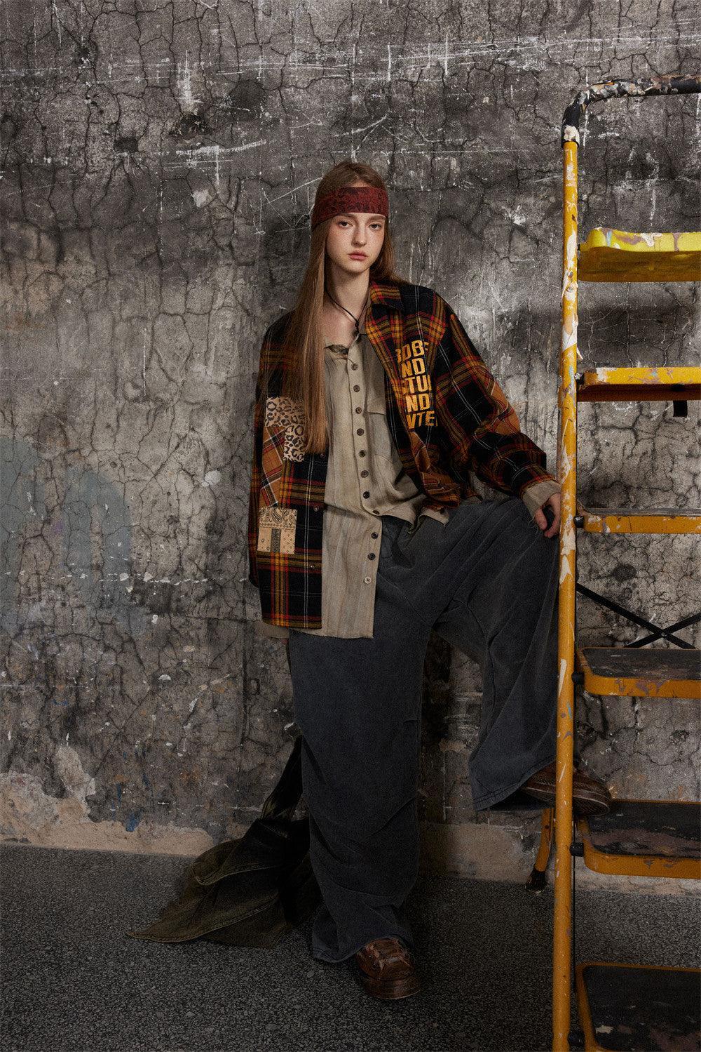 Fashion Letter Print Irregular Pocket Lapel Shirt - Loose Long Sleeve Streetwear in Yellow & Black - MRC STOREshirtMy StoreFashion Letter Print Irregular Pocket Lapel Shirt - Loose Long Sleeve Streetwear in Yellow & Black - MRC STOREMRC STORECJDS195341302BYYellow And BlackL