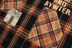 Fashion Letter Print Irregular Pocket Lapel Shirt - Loose Long Sleeve Streetwear in Yellow & Black - MRC STOREshirtMy StoreFashion Letter Print Irregular Pocket Lapel Shirt - Loose Long Sleeve Streetwear in Yellow & Black - MRC STOREMRC STORECJDS195341302BYYellow And BlackL