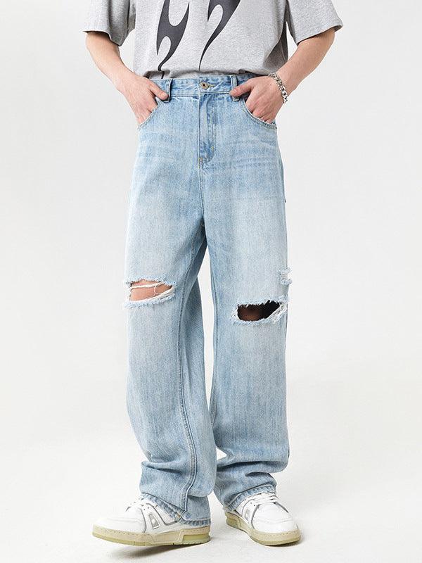 Fashion Personality Light Color Hole Jeans - MRC STOREbottomsMy StoreFashion Personality Light Color Hole Jeans - MRC STOREMRC STORECJXX212816705EVLight Blue2XL