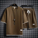 Fashion Solid Color T-Shirt Set - MRC STORETopMy StoreFashion Solid Color T-Shirt Set - MRC STOREMRC STORECJDS147917637KPCoffeeS