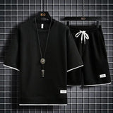 Fashion Solid Color T-Shirt Set - MRC STORETopMy StoreFashion Solid Color T-Shirt Set - MRC STOREMRC STORECJDS147917625YBBlackS