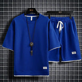 Fashion Solid Color T-Shirt Set - MRC STORETopMy StoreFashion Solid Color T-Shirt Set - MRC STOREMRC STORECJDS147917631EVBlueS