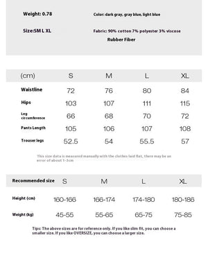 Fashion Street Loose Casual Pants for Men - Straight Fit - MRC STOREbottomsMy StoreFashion Street Loose Casual Pants for Men - Straight Fit My Store MRC STORECJXX232423503CXBlack And GrayL