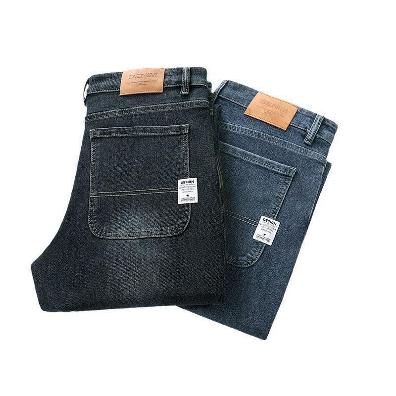 Fashion Stretch Business All Match Casual Long Jeans – Versatile and Comfortable Denim for Youth - MRC STORE