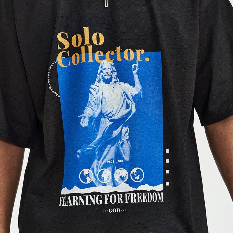 Fashion Summer Loose - Fit Letter Print T-Shirt – Casual Style for Youth - MRC STORET-ShirtsMy StoreFashion Summer Loose - Fit Letter Print T-Shirt – Casual Style for Youth - MRC STOREMRC STORECJYH214499908HSBlackL