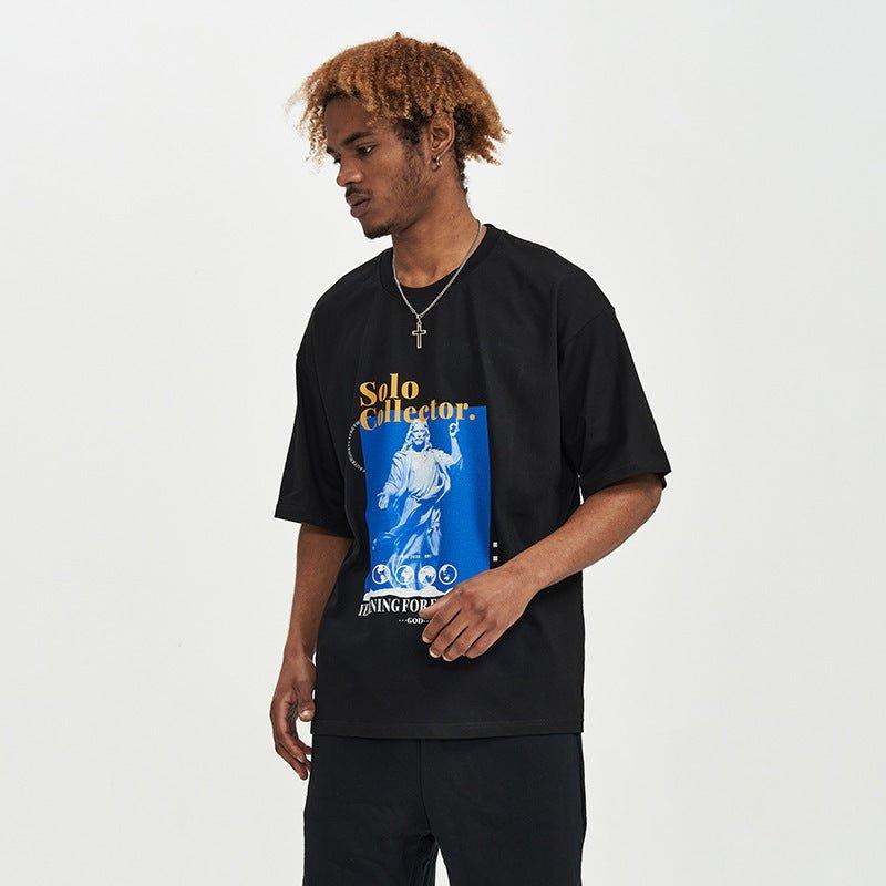 Fashion Summer Loose - Fit Letter Print T-Shirt – Casual Style for Youth - MRC STORET-ShirtsMy StoreFashion Summer Loose - Fit Letter Print T-Shirt – Casual Style for Youth - MRC STOREMRC STORECJYH214499908HSBlackL