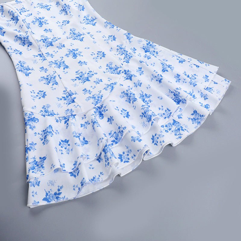 Fashionable Elegant Slim - fit Printed Tube Top A - Line Dress - High Waist - MRC STOREDressMy StoreFashionable Elegant Slim - fit Printed Tube Top A - Line Dress - High Waist My Store MRC STORECJLY232904906FUPinkL