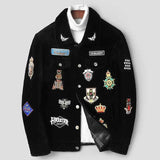 Fashionable White Grain Lamb Fur Jacket - MRC STOREJacketsMy StoreFashionable White Grain Lamb Fur JacketMRC STORECJZP171036311KPBlack2XL