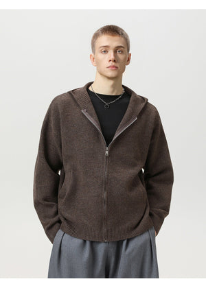 Faux Deer Velvet Retro Knit Hoodie - MRC STOREJacketsMRC STOREFaux Deer Velvet Retro Knit Hoodie MRC STORE MRC STORECJYD259255904DWFlower Gray2XL