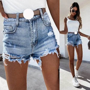 Ripped Denim Shorts My Store 