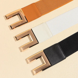 Elastic Wide Belt Multi Color My Store 