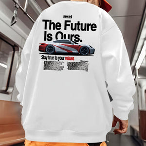 Stylish porsche Racing Car Graphic Sweatshirt - MRC STORE