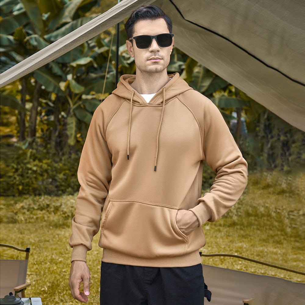 Fleece Hoodie - Loose Blank Style - MRC STOREHoodieMy StoreMen’s Fleece Hoodie - Loose Blank Style My Store MRC STORECJWY233332472TGApricot2XL