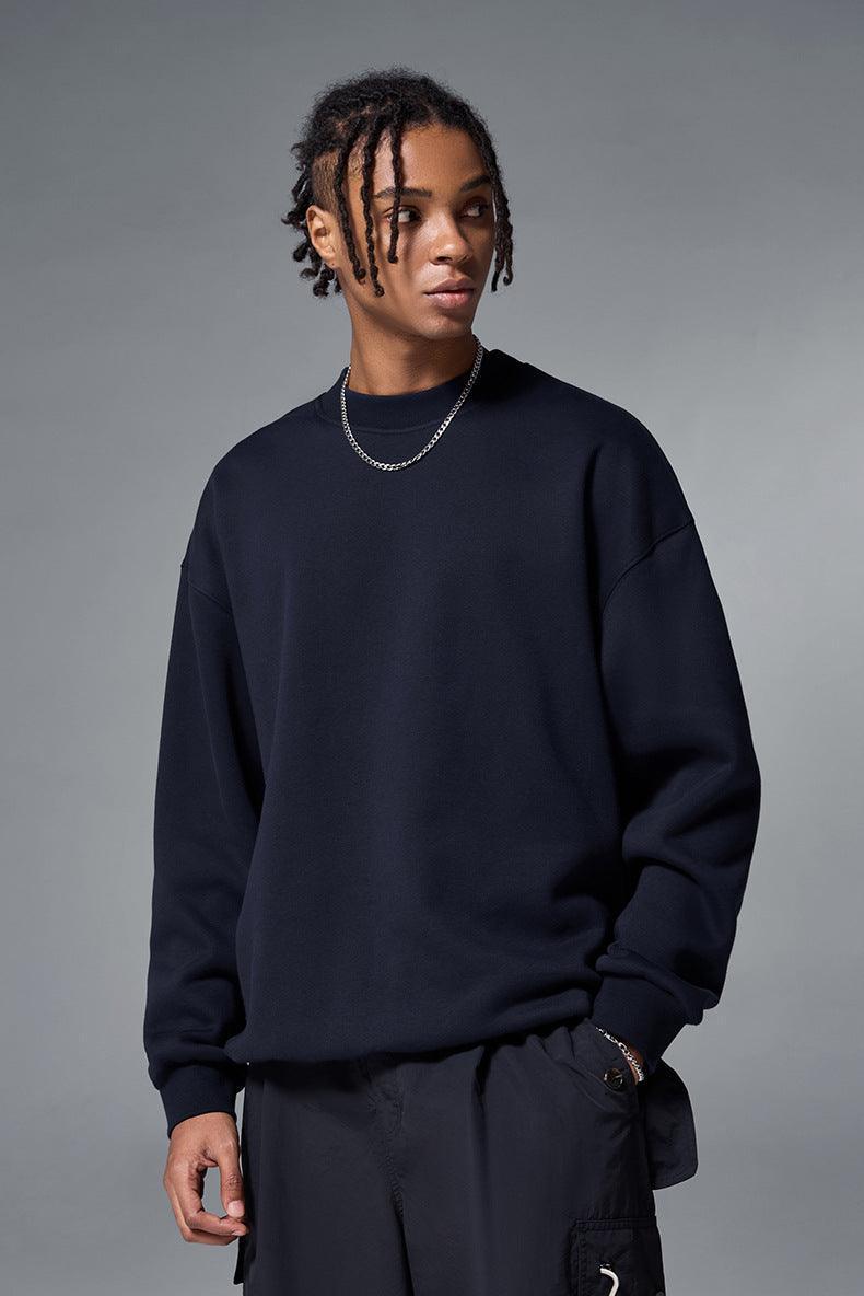 Fleece - lined Loose Casual Sweater - MRC STORETopMy StoreFleece - lined Loose Casual Sweater - MRC STOREMRC STORECJWY212153528BYBlackL